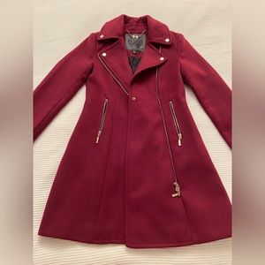 Beautiful Burgundy Coat from Ever New Size US 2